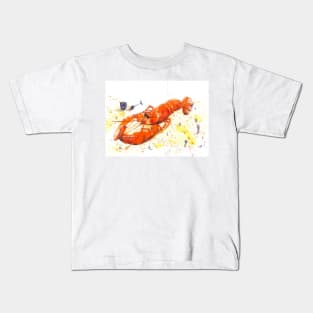 Sunbathing Lobster Kids T-Shirt